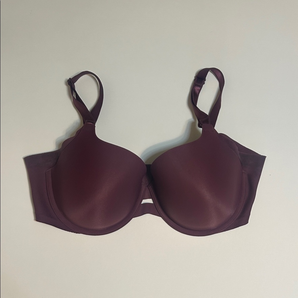 Warner's 38 C Purple Blissful Benefits Smoothing Underwire Lightly Lined Tee Bra